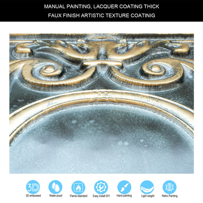 10tiles/lot Vintage Ceiling Panels for Guesthouses, Heritage Hotels and Classic Interior Styles PL15