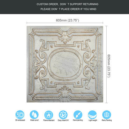 10tiles/lot 3D Ceiling Tiles for Modern Bedrooms, Kitchens, Cafés and Creative Interior Spaces PL15