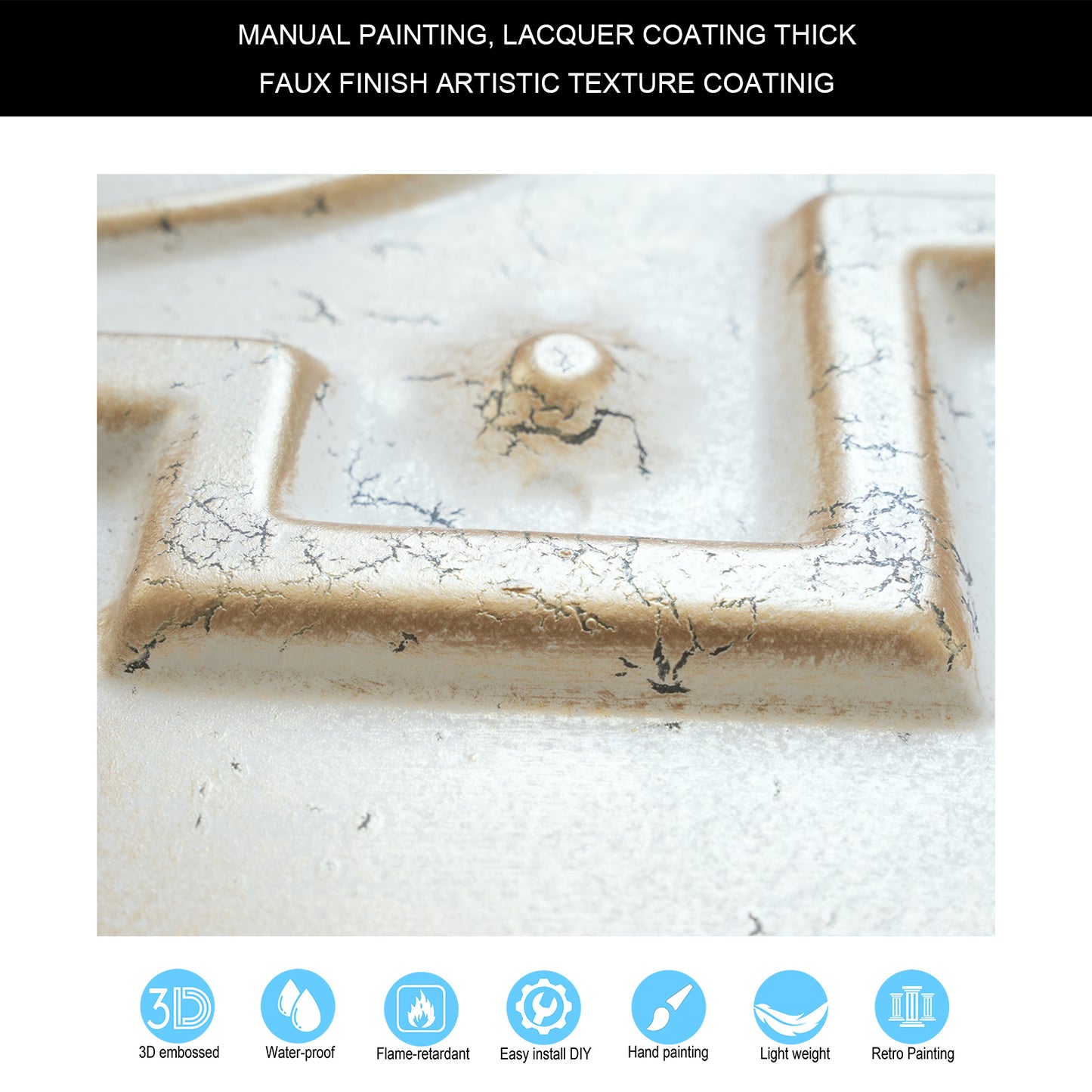 10tiles/lot 3D Ceiling Tiles for Modern Bedrooms, Kitchens, Cafés and Creative Interior Spaces PL15