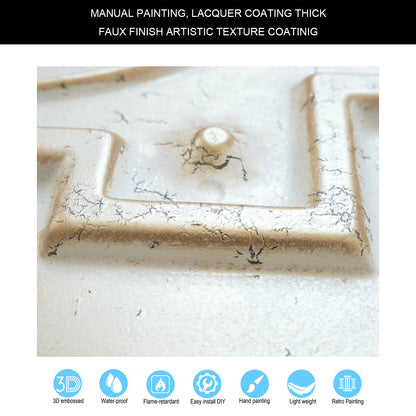 10tiles/lot 3D Ceiling Tiles for Modern Bedrooms, Kitchens, Cafés and Creative Interior Spaces PL15