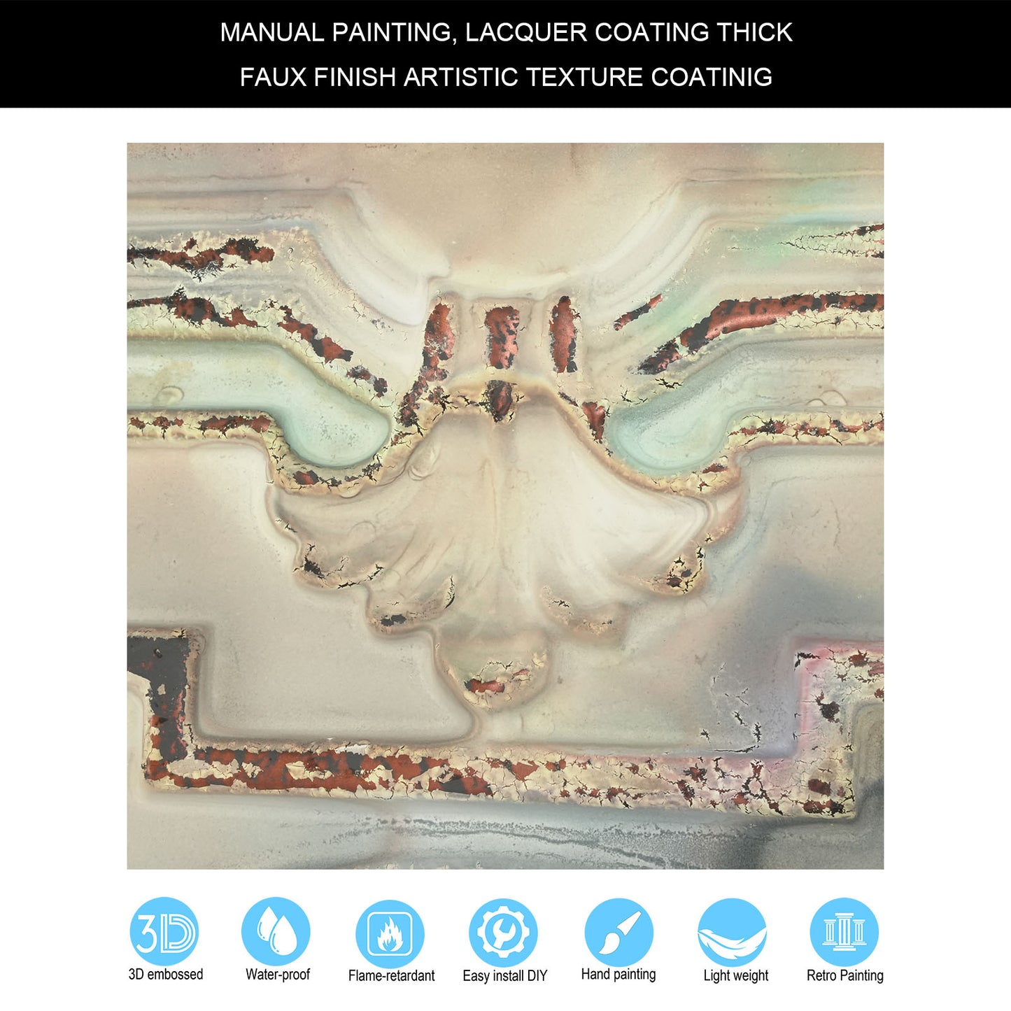 10tiles/lot 3D Ceiling Tiles for Modern Bedrooms, Kitchens, Cafés and Creative Interior Spaces PL15