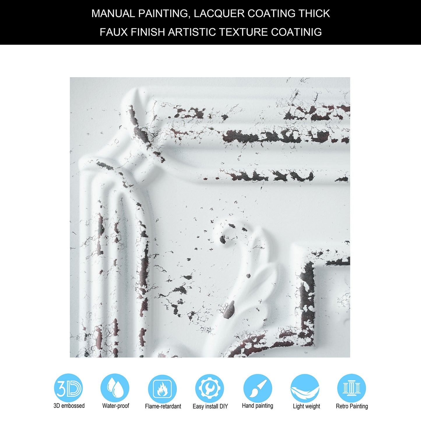 10tiles/lot 3D Ceiling Tiles for Modern Bedrooms, Kitchens, Cafés and Creative Interior Spaces PL15