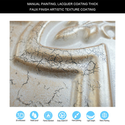 10tiles/lot Glue-Up Ceiling Tiles for Kitchen Renovations, Coffee Shops and Light-Luxury Spaces PL16