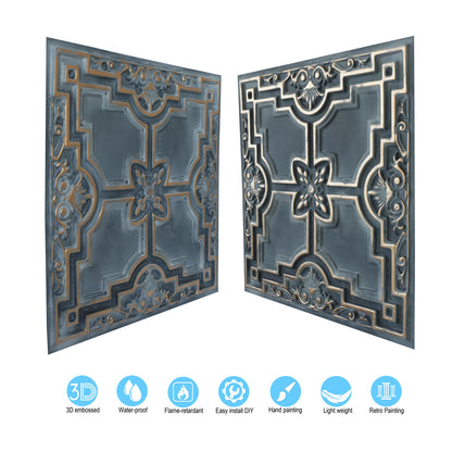 10tiles/lot Artistic Ceiling Tiles for Libraries, Museums, Craft Studios and Cultural Interiors PL16