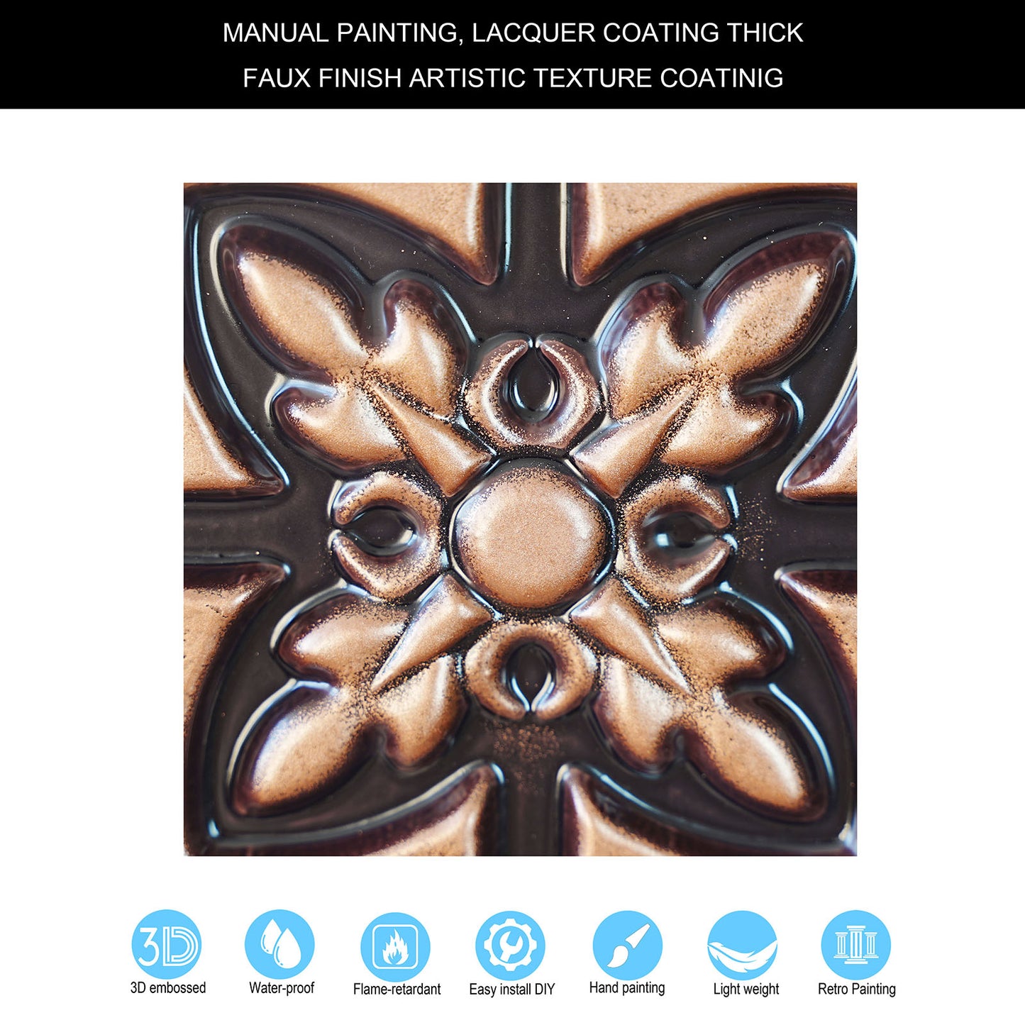 10tiles/lot Aged Ceiling Tiles for Rustic Coffee Shops, Wine Cellars and Retro-Style Spaces PL16