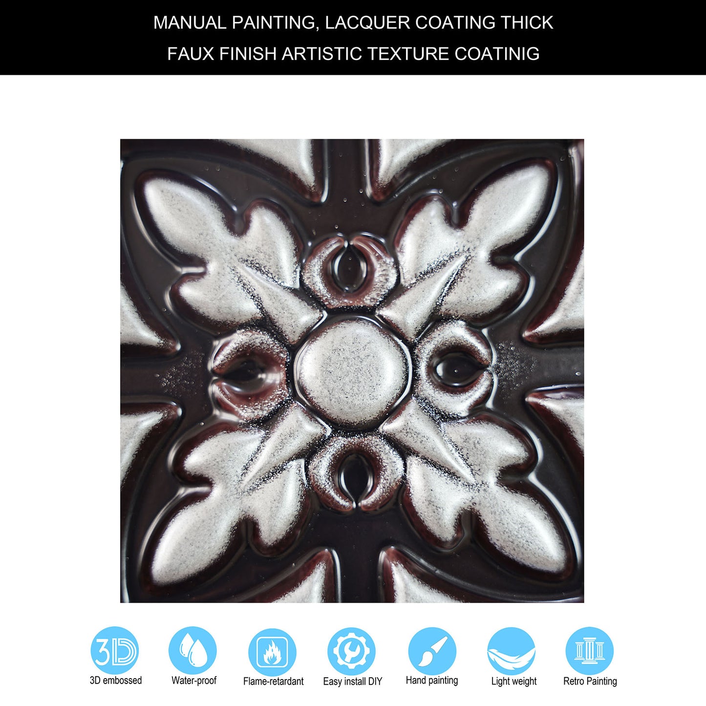 10tiles/lot Aged Ceiling Tiles for Rustic Coffee Shops, Wine Cellars and Retro-Style Spaces PL16