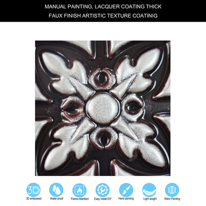 10tiles/lot Aged Ceiling Tiles for Rustic Coffee Shops, Wine Cellars and Retro-Style Spaces PL16