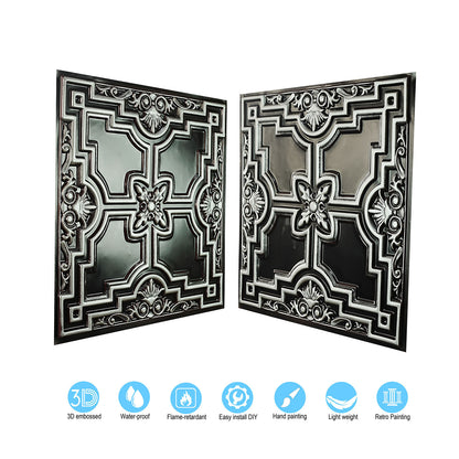 10tiles/lot Aged Ceiling Tiles for Rustic Coffee Shops, Wine Cellars and Retro-Style Spaces PL16