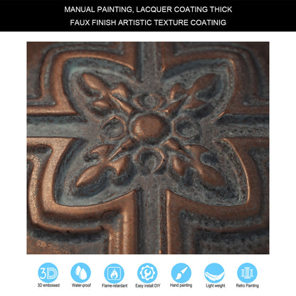 10tiles/lot Aged Ceiling Tiles for Rustic Coffee Shops, Wine Cellars and Retro-Style Spaces PL16