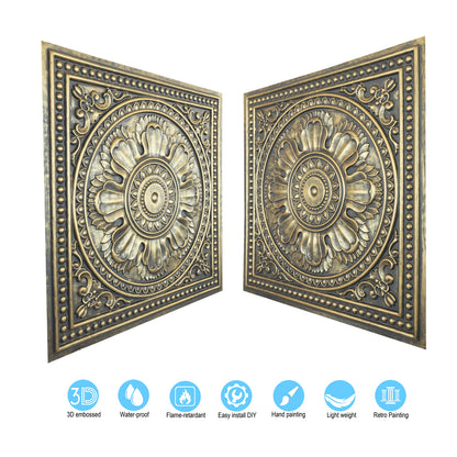 10tiles/lot Drop-In Ceiling Tiles for Office Buildings, Meeting Rooms and Commercial Halls PL17