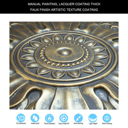 10tiles/lot Drop-In Ceiling Tiles for Office Buildings, Meeting Rooms and Commercial Halls PL17