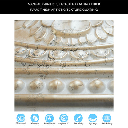 10tiles/lot Decorative Ceiling Tiles for Luxury Hotels, Villas, Salons and High-End Interiors PL17