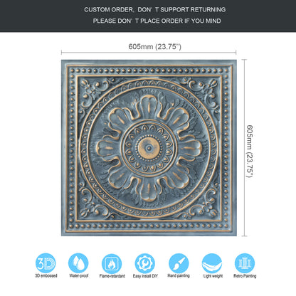 10tiles/lot Drop-In Ceiling Tiles for Office Buildings, Meeting Rooms and Commercial Halls PL17