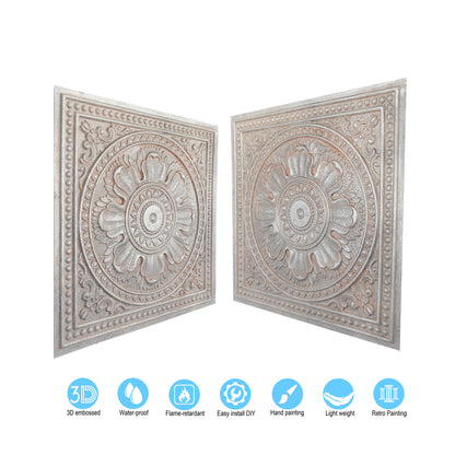 10tiles/lot Artistic Ceiling Tiles for Libraries, Museums, Craft Studios and Cultural Interiors PL17