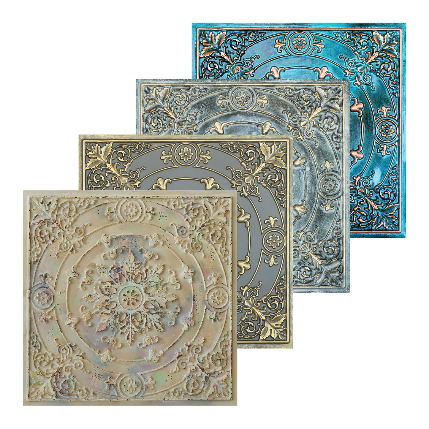 10tiles/lot Village-Style Ceiling Tiles for Country Restaurants, Coffee Shops and Charming Inns PL18