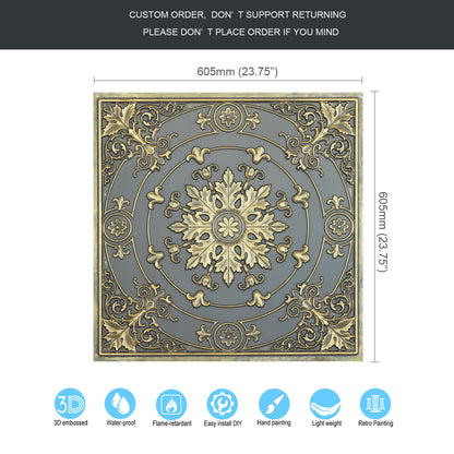 10tiles/lot Village-Style Ceiling Tiles for Country Restaurants, Coffee Shops and Charming Inns PL18