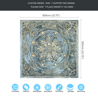 10tiles/lot Village-Style Ceiling Tiles for Country Restaurants, Coffee Shops and Charming Inns PL18