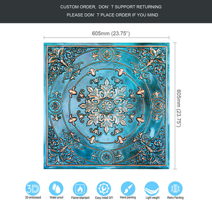 10tiles/lot Village-Style Ceiling Tiles for Country Restaurants, Coffee Shops and Charming Inns PL18