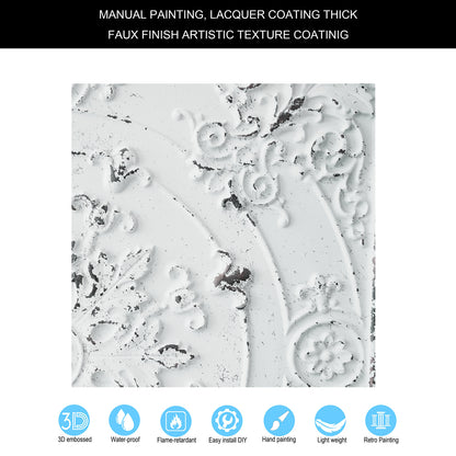 10tiles/lot Pressed Faux Tin Ceiling Tiles for Heritage Bars, Vintage Restaurants and Boutique Hotels PL18