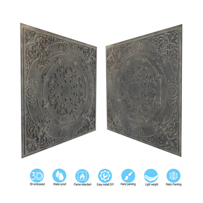 10tiles/lot 3D Decorative Ceiling Tiles for Trendy Restaurants, Bars and Creative Cafés PL18