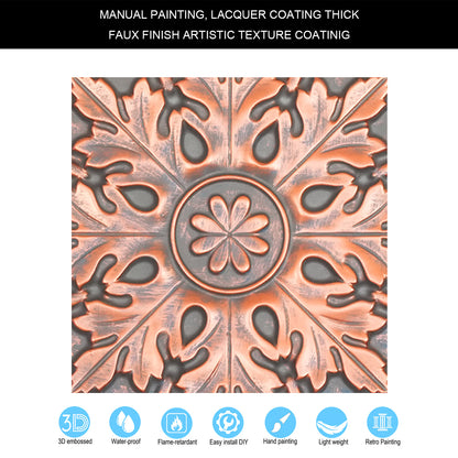 10tiles/lot Faux Tin Ceiling Panels for High-End Restaurants, Coffee Bars and Luxury Apartments PL18