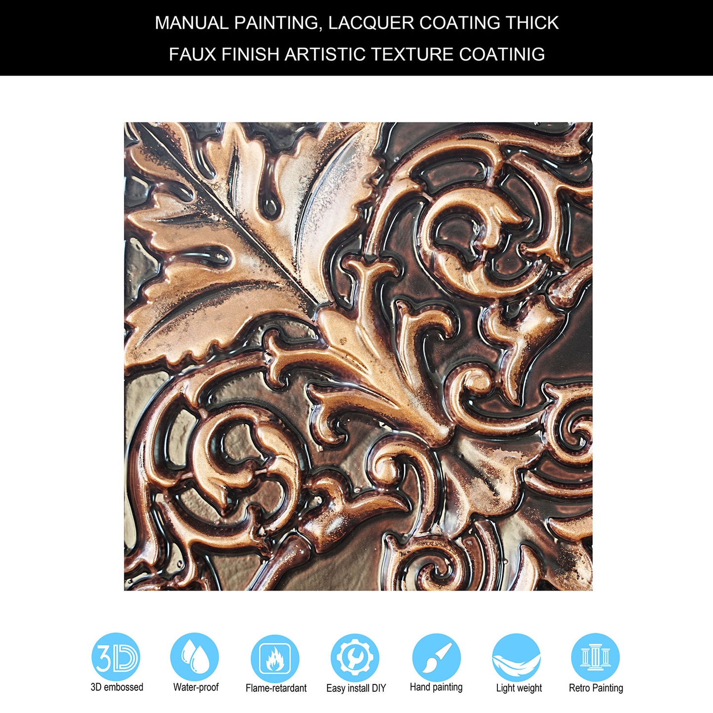 10tiles/lot 3D Decorative Ceiling Tiles for Trendy Restaurants, Bars and Creative Cafés PL18