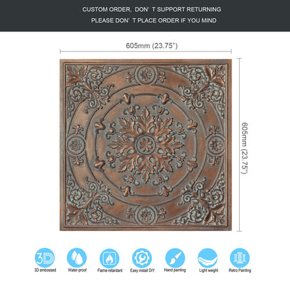 10tiles/lot 3D Decorative Ceiling Tiles for Trendy Restaurants, Bars and Creative Cafés PL18