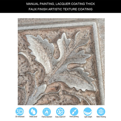 10tiles/lot Pressed Faux Tin Ceiling Tiles for Heritage Bars, Vintage Restaurants and Boutique Hotels PL18