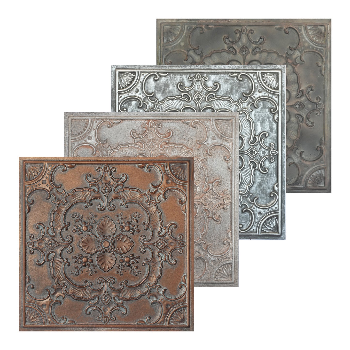 10tiles/lot Vintage-Style Ceiling Tiles for Elegant Restaurants, Coffee Houses and Hospitality Spaces PL19