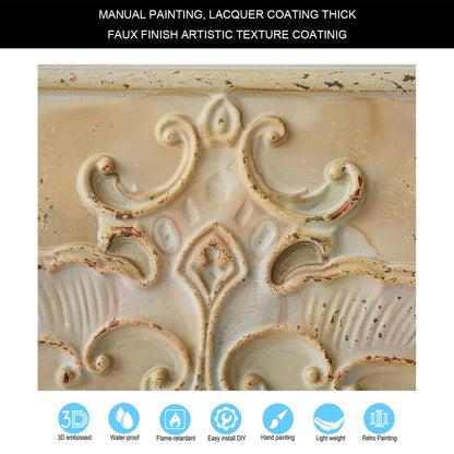 10tiles/lot Textured PVC Ceiling Tiles for Light-Luxury Restaurants, Salons and Beauty Studios PL19