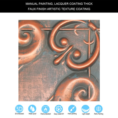 10tiles/lot Artistic Ceiling Tiles for Libraries, Museums, Craft Studios and Cultural Interiors PL22