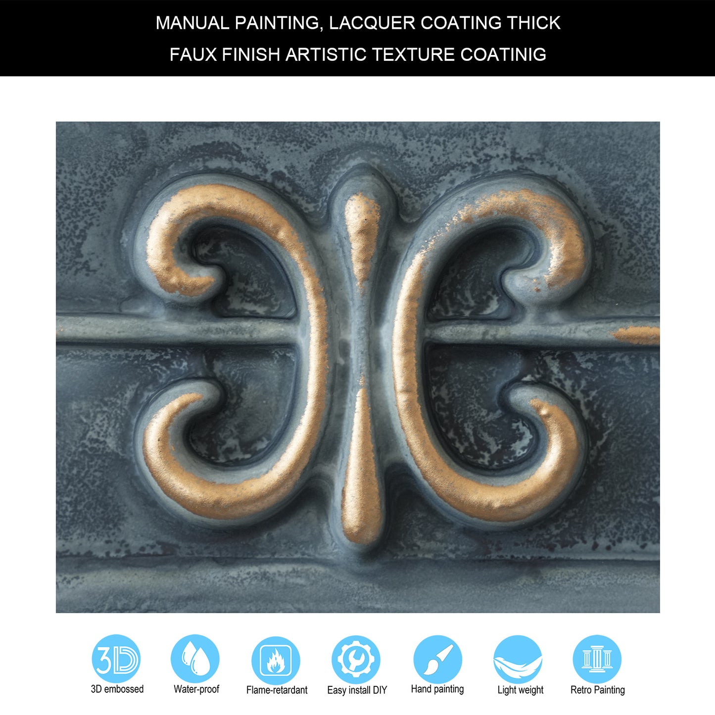 10tiles/lot Faux Tin Drop-In Tiles for Premium Restaurants, Meeting Rooms and Hotel Lobbies PL22