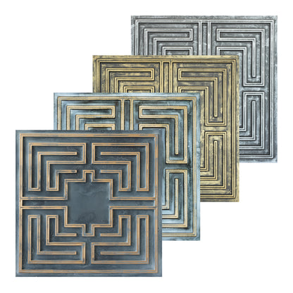 10tiles/lot Tin Ceiling Tiles for Book Cafés, Literary Stores and Creative Cultural Spaces PL25