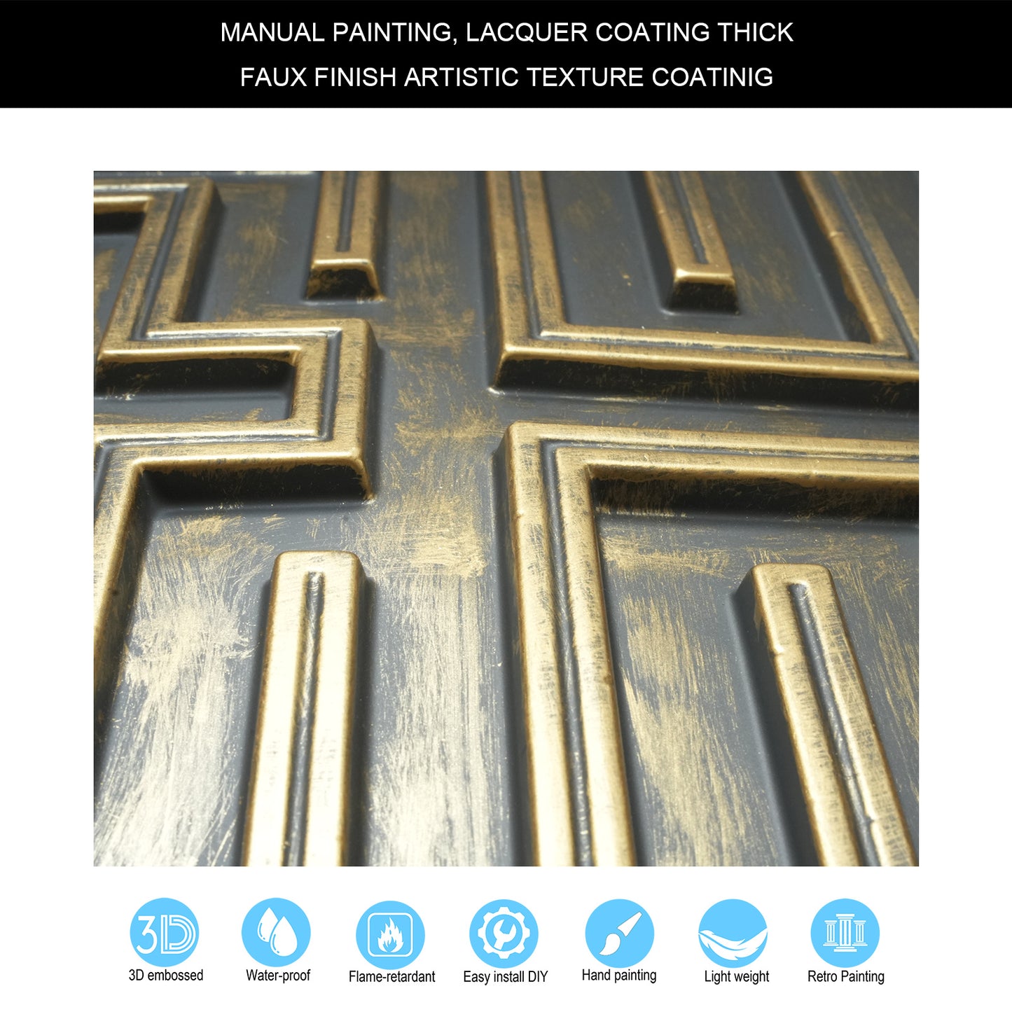 10tiles/lot Tin Ceiling Tiles for Book Cafés, Literary Stores and Creative Cultural Spaces PL25