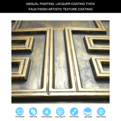 10tiles/lot Tin Ceiling Tiles for Book Cafés, Literary Stores and Creative Cultural Spaces PL25