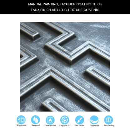 10tiles/lot Tin Ceiling Tiles for Book Cafés, Literary Stores and Creative Cultural Spaces PL25