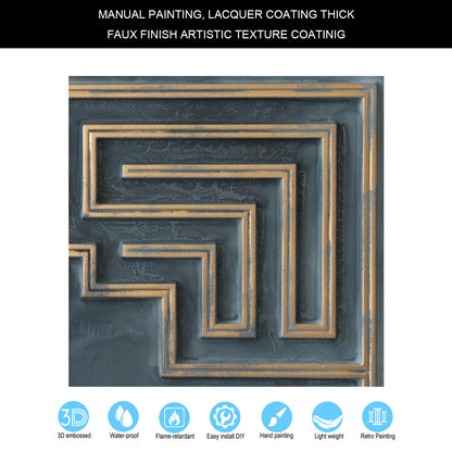 10tiles/lot Tin Ceiling Tiles for Book Cafés, Literary Stores and Creative Cultural Spaces PL25