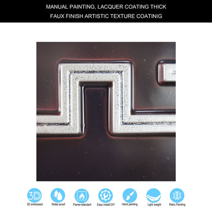 10tiles/lot Drop-In Tin Ceiling Tiles for Restaurants, Bars, Meeting Rooms and Retail Spaces PL25