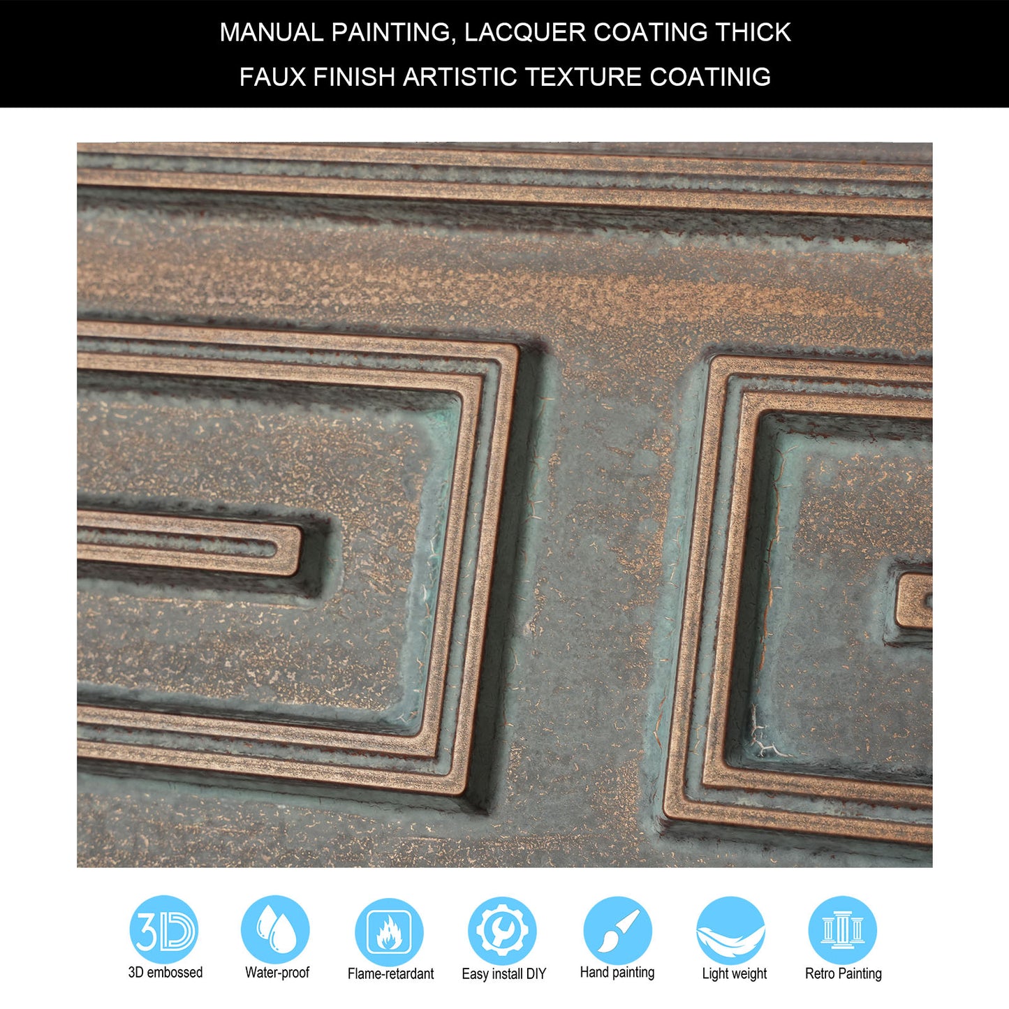 10tiles/lot Drop-In Tin Ceiling Tiles for Restaurants, Bars, Meeting Rooms and Retail Spaces PL25