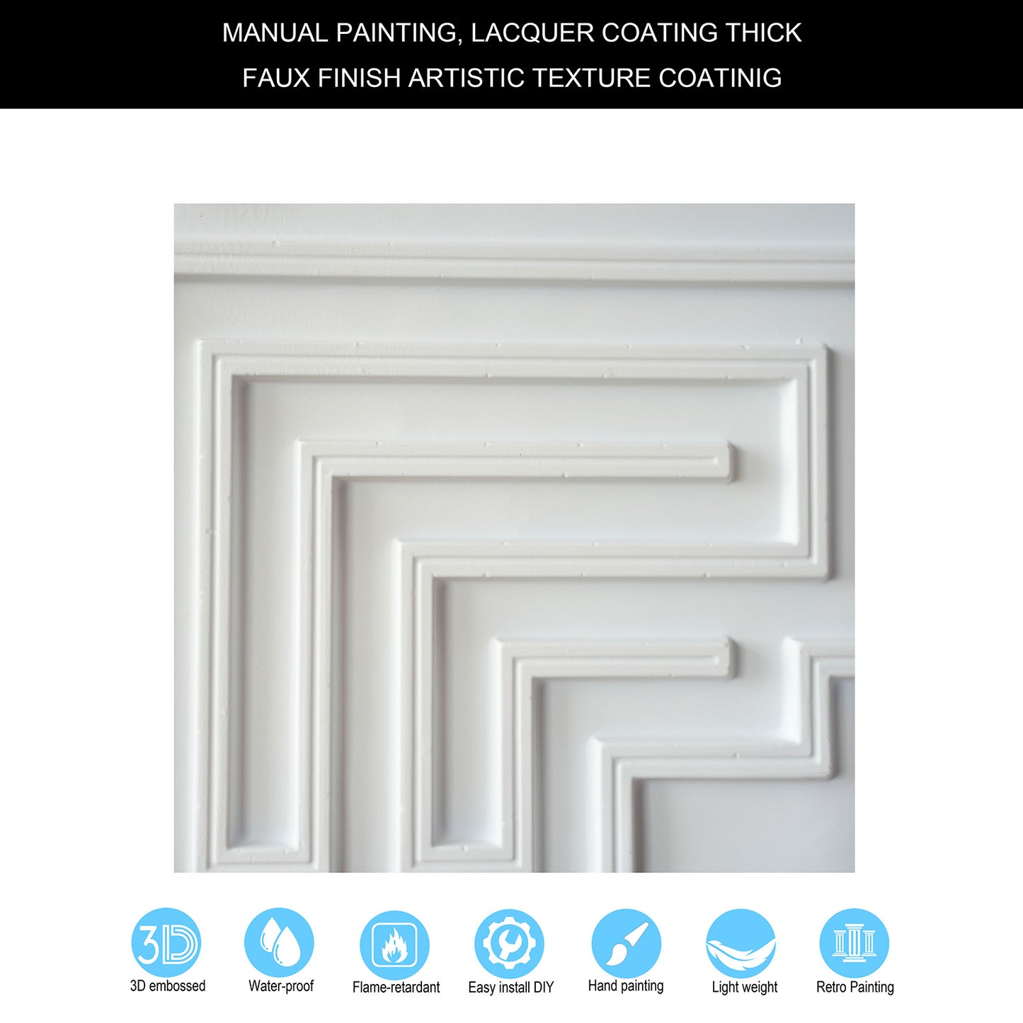 10tiles/lot Antique-Style Ceiling Tiles for Boutique Hotels, Inns, Villas and Heritage Rooms PL25