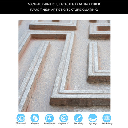 10tiles/lot Antique-Style Ceiling Tiles for Boutique Hotels, Inns, Villas and Heritage Rooms PL25