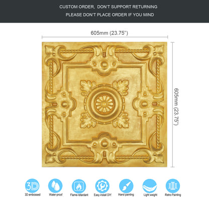 10tiles/lot Multi-Layer 3D Ceiling Tiles for Upscale Restaurants and High-End Bars PL29