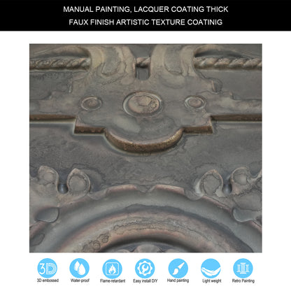 10tiles/lot Decorative Tin Ceiling Tiles for Premium Villas, Apartments and Hotel Interiors PL29