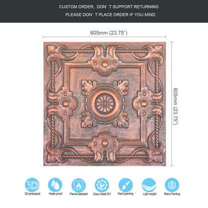 10tiles/lot Multi-Layer 3D Ceiling Tiles for Upscale Restaurants and High-End Bars PL29