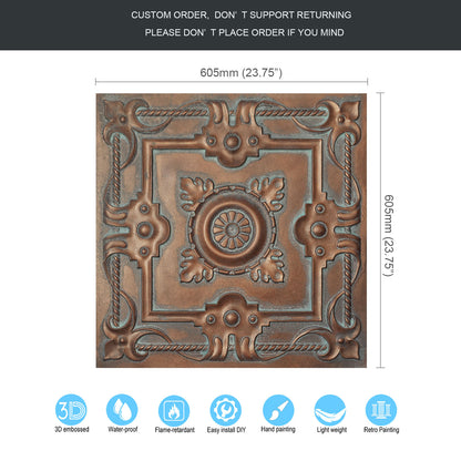 10tiles/lot Multi-Layer 3D Ceiling Tiles for Upscale Restaurants and High-End Bars PL29