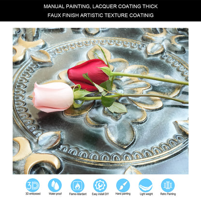 10tiles/lot Faux Tin 3D Ceiling Tiles for Trendy Bars, Coffee Stores and Urban Restaurants PL30