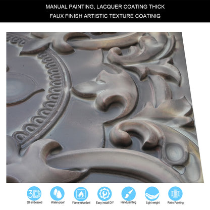 10tiles/lot Antique Ceiling Tiles for Premium Hotels, Mansions, Villas and Classic Dining Rooms PL30