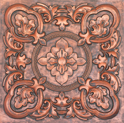 10tiles/lot DIY Faux Metal Ceiling Tile Panels for Café Bars, Studios and Artistic Interiors PL30