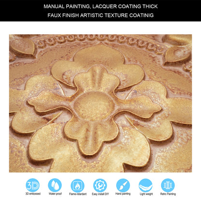 10tiles/lot DIY Faux Metal Ceiling Tile Panels for Café Bars, Studios and Artistic Interiors PL30