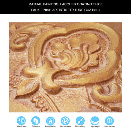 10tiles/lot DIY Faux Metal Ceiling Tile Panels for Café Bars, Studios and Artistic Interiors PL30